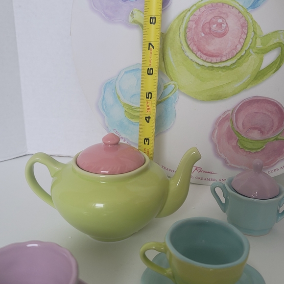 Rosanna Child's Tea For Me Too 13-Piece Ceramic Tea Party Set - Picture 13 of 17